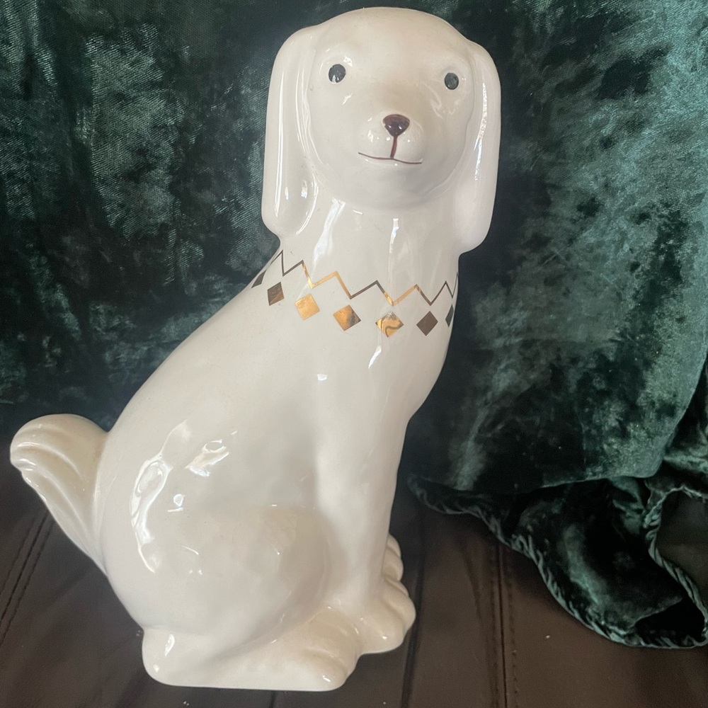 Dog statue